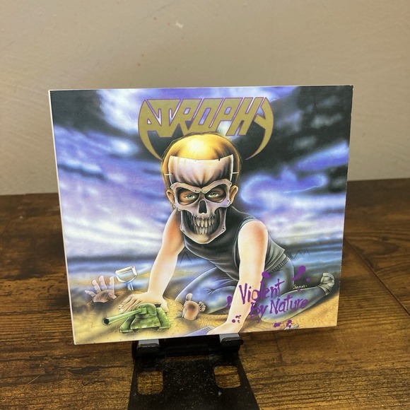Atrophy CD Violent By Nature Metal Mind Gold‎ Disc Limited Edition Numbered Digi